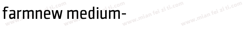 farmnew medium字体转换